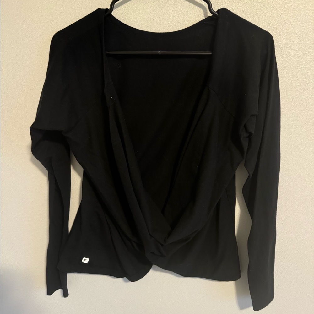 Fabletics twist back long sleeve Black Sz Medium